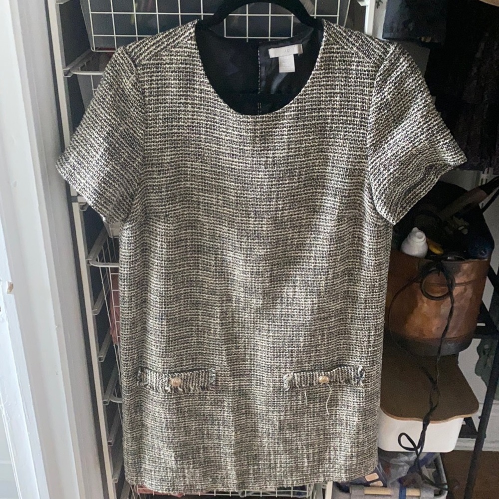 H&M tweed dress - size 8